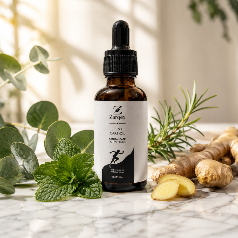 Zarqex Joint Care Oil – Natural Herbal Formula for Mobility & Daily Joint Support (30ml)